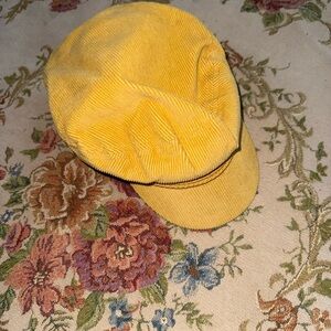 Brixton Mustard Corduroy Cap
